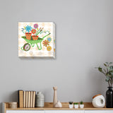 Picking Daisies Motif VI: Gallery Wrapped Canvas