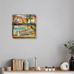 Wildlife Camp Motif I: Gallery Wrapped Canvas