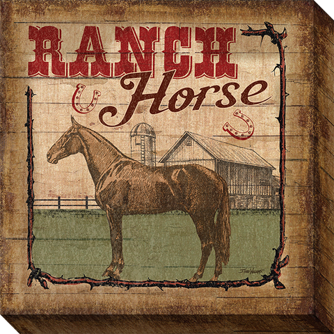 Ranch Horse: Gallery Wrapped Canvas (2 Sizes)