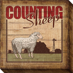 Counting Sheep: Gallery Wrapped Canvas (2 Sizes)
