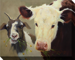 Farm Pals I: Gallery Wrapped Canvas (3 Sizes)