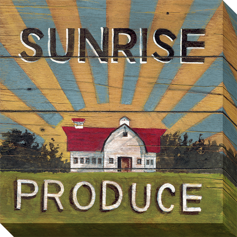 Sunrise Produce: Gallery Wrapped Canvas (3 Sizes)