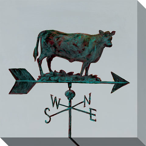 Rural Relic Cow: Gallery Wrapped Canvas (3 Sizes)