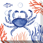 Crab: Gallery Wrapped Canvas (2 Sizes)