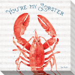 You're My Lobster: Gallery Wrapped Canvas (3 Sizes)