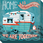 Adventure Love Camper: Gallery Wrapped Canvas (3 Sizes)
