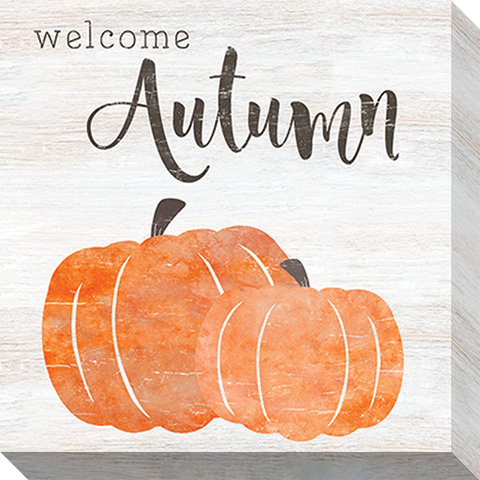 Welcome Autumn: Gallery Wrapped Canvas