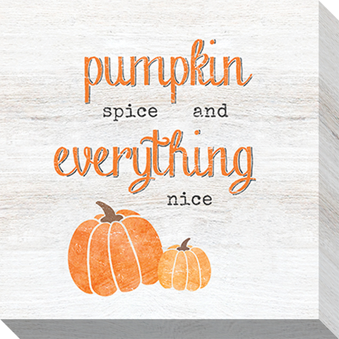 Pumpkin Spice: Gallery Wrapped Canvas