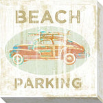 Beach Parking: Gallery Wrapped Canvas
