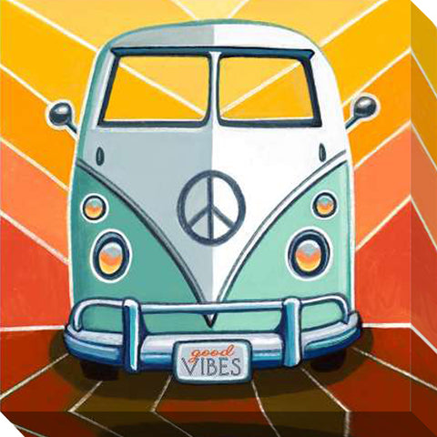 70s Van: Gallery Wrapped Canvas