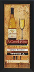 Good Wine: Framed and Texturized Art Print