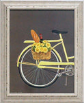 Bicycle I: Framed and Texturized Art Print