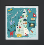 Home State Home: Framed Art Print (50 States, 2 Frame Color Options)
