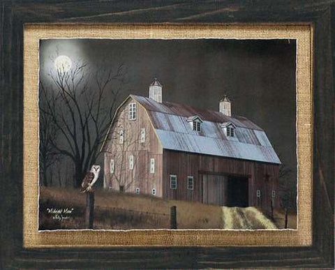 Midnight Moon: Framed with Glass